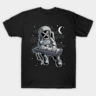 Astronaut Organ Ripple XRP Coin To The Moon Crypto Token Cryptocurrency Blockchain Wallet Birthday Gift For Men Women Kids T-Shirt